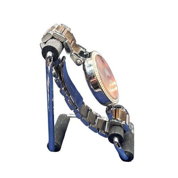 Michael Kors Parker Rose Gold/Silver Tone Analog Watch Euc - Picture 3 of 7